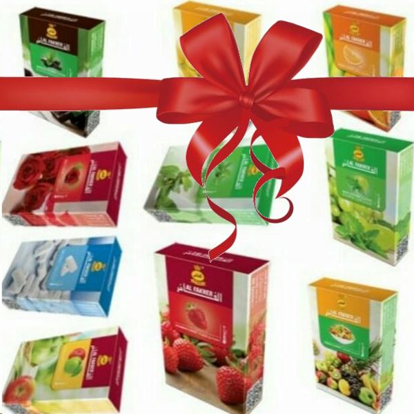 10 Pack's of Al Fakher 50 Gram Multi Flavor
